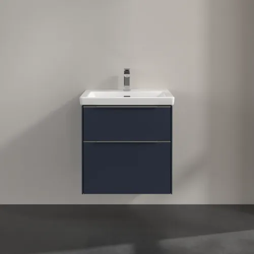 VILLEROY BOCH Subway 3.0 Vanity unit, s osvětlením, 2 výsuvy, 572 x 576 x 478 mm, Marine Blue #C578L0VQ, obrázek 3