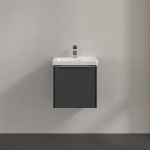 VILLEROY BOCH Subway 3.0 Vanity unit, 1 dvířka, 423 x 429 x 378 mm, grafitová barva #C58100VR, obrázek 3