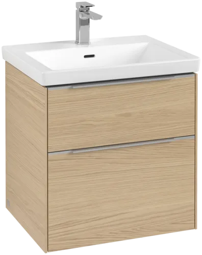 VILLEROY BOCH Subway 3.0 Vanity unit, s osvětlením, 2 výsuvy, 572 x 576 x 478 mm, severský dub #C578L0VJ