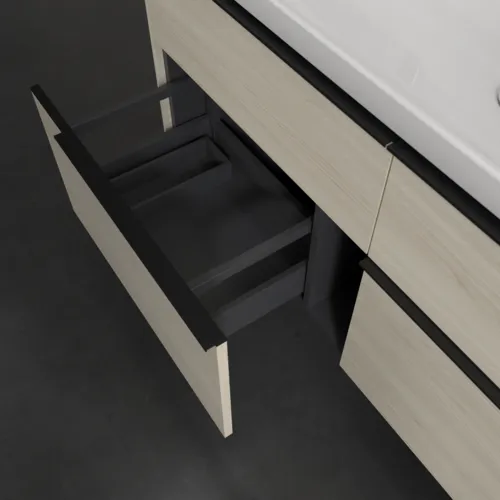 VILLEROY BOCH Subway 3.0 Vanity unit, 4 výsuvy, 1272 x 576 x 478 mm, bílý dub #C60201AA, obrázek 6