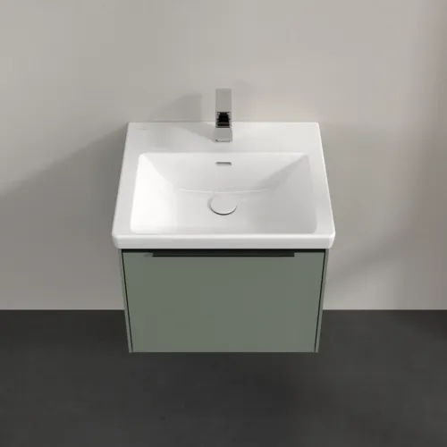 VILLEROY BOCH Subway 3.0 Vanity unit, s osvětlením, 1 zásuvka, 523 x 429 x 448 mm, Soft Green #C579L1AF, obrázek 4