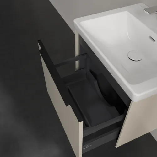 VILLEROY BOCH Subway 3.0 Vanity unit, 1 zásuvka, 523 x 429 x 448 mm, Cashmere Grey #C57901VN, obrázek 6