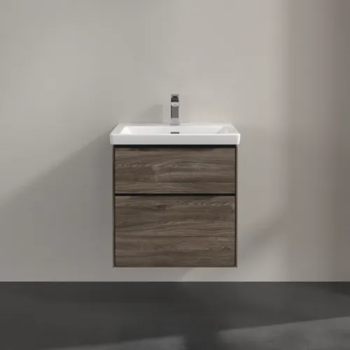 VILLEROY BOCH Subway 3.0 Vanity unit, 2 výsuvy, 572 x 576 x 478 mm, Stone Oak #C57801RK, obrázek 3