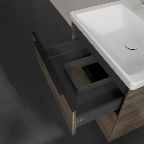VILLEROY BOCH Subway 3.0 Vanity unit, 2 výsuvy, 572 x 576 x 478 mm, Stone Oak #C57801RK, obrázek 7