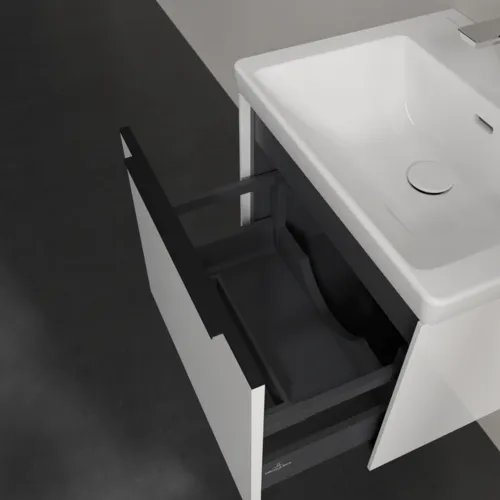 VILLEROY BOCH Subway 3.0 Vanity unit, 1 výsuv, 523 x 429 x 448 mm, Brilliant White #C57901VE, obrázek 6