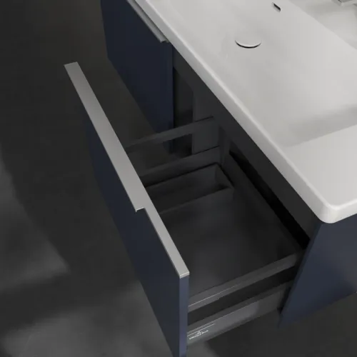 VILLEROY BOCH Subway 3.0 Vanity unit, 2 výsuvy, 1272 x 429 x 478 mm, Marine Blue #C60100VQ, obrázek 6