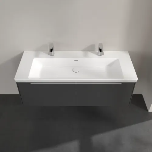 VILLEROY BOCH Subway 3.0 Vanity unit, 2 výsuvy, 1272 x 429 x 478 mm, grafitová barva #C60100VR, obrázek 4