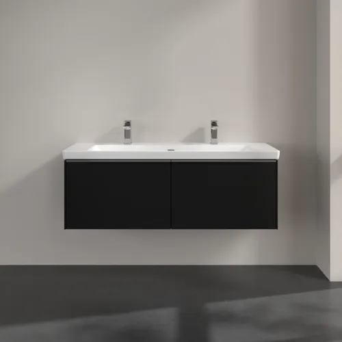 VILLEROY BOCH Subway 3.0 Vanity unit, 2 výsuvy, 1272 x 429 x 478 mm, Volcano Black #C60100VL, obrázek 3