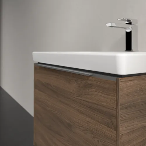 VILLEROY BOCH Subway 3.0 Vanity unit, s osvětlením, 1 zásuvka, 572 x 429 x 478 mm, Arizona Oak #C577L0VH, obrázek 6