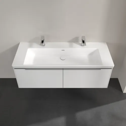 VILLEROY BOCH Subway 3.0 Vanity unit, 2 výsuvy, 1272 x 429 x 478 mm, Brilliant White #C60100VE, obrázek 4