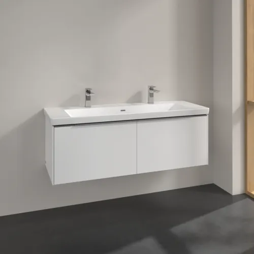 VILLEROY BOCH Subway 3.0 Vanity unit, 2 výsuvy, 1272 x 429 x 478 mm, Brilliant White #C60100VE, obrázek 2