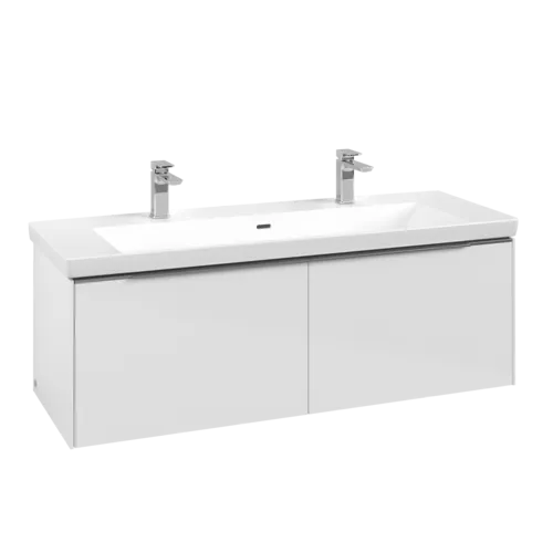 VILLEROY BOCH Subway 3.0 Vanity unit, 2 výsuvy, 1272 x 429 x 478 mm, Brilliant White #C60100VE
