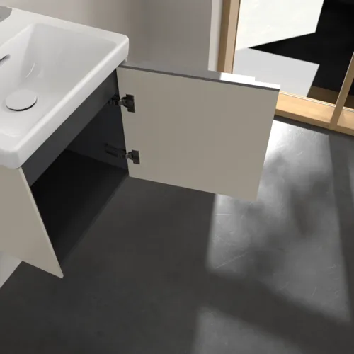 VILLEROY BOCH Subway 3.0 Vanity unit, 1 dveře, 423 x 429 x 378 mm, Cashmere Grey #C58200VN, obrázek 6