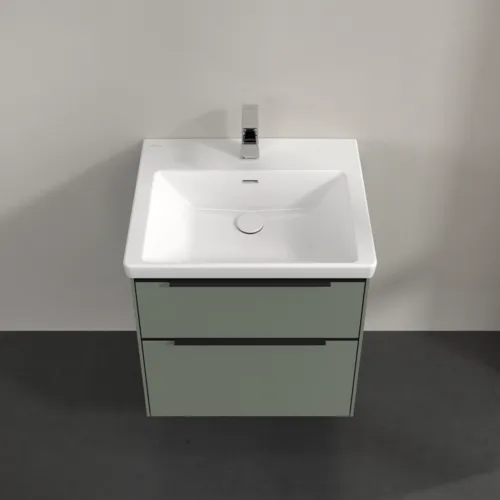 VILLEROY BOCH Subway 3.0 Vanity unit, s osvětlením, 2 výsuvy, 572 x 576 x 478 mm, Soft Green #C578L1AF, obrázek 4