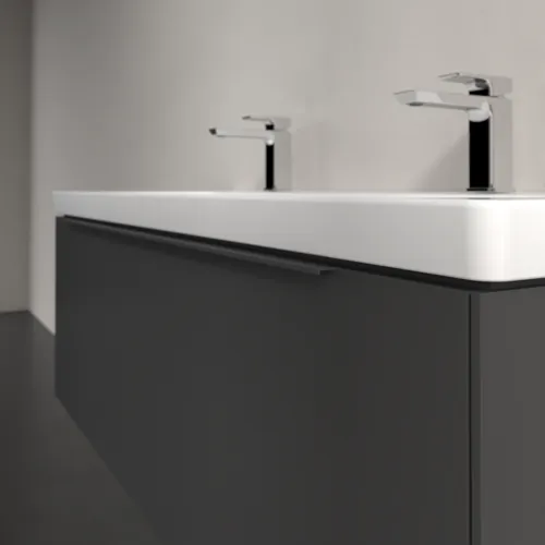 VILLEROY BOCH Subway 3.0 Vanity unit, s osvětlením, 2 výsuvy, 1272 x 429 x 478 mm, grafitová barva #C601L2VR, obrázek 6