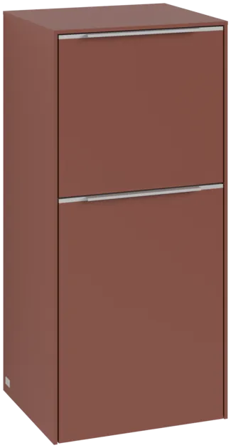 VILLEROY BOCH Boční skříňka Subway 3.0, 1 zásuvka, 1 dvířka, 400 x 860 x 362 mm, vínově červená #C59400AH