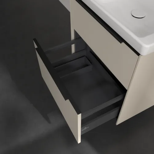VILLEROY BOCH Subway 3.0 Vanity unit, 2 výsuvy, 572 x 576 x 478 mm, Cashmere Grey #C57801VN, obrázek 6