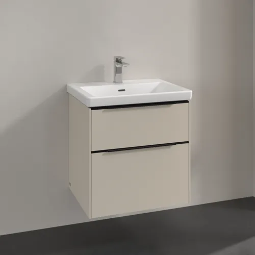 VILLEROY BOCH Subway 3.0 Vanity unit, 2 výsuvy, 572 x 576 x 478 mm, Cashmere Grey #C57801VN, obrázek 2