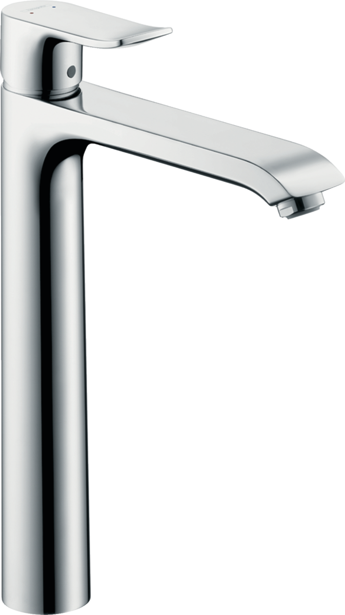 HANSGROHE Metris Páková umyvadlová baterie 260 pro umyvadlové mísy, s odtokovou soupravou s táhlem #31082000 - chrom