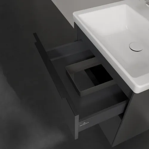 VILLEROY BOCH Subway 3.0 Vanity unit, 2 výsuvy, 572 x 576 x 478 mm, grafitová barva #C57801VR, obrázek 7