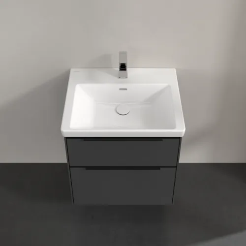 VILLEROY BOCH Subway 3.0 Vanity unit, 2 výsuvy, 572 x 576 x 478 mm, grafitová barva #C57801VR, obrázek 4