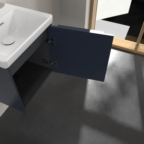 VILLEROY BOCH Subway 3.0 Vanity unit, 1 dveře, 423 x 429 x 378 mm, Marine Blue #C58202VQ, obrázek 6