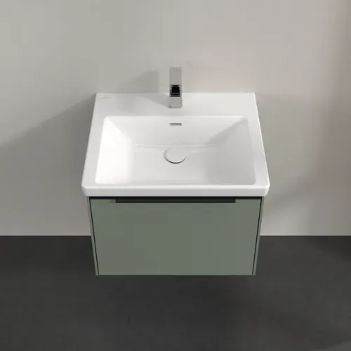 VILLEROY BOCH Subway 3.0 Vanity unit, s osvětlením, 1 zásuvka, 572 x 429 x 478 mm, Soft Green #C577L1AF, obrázek 4