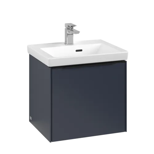 VILLEROY BOCH Subway 3.0 Vanity unit, s osvětlením, 1 zásuvka, 473 x 429 x 408 mm, Marine Blue #C580L1VQ
