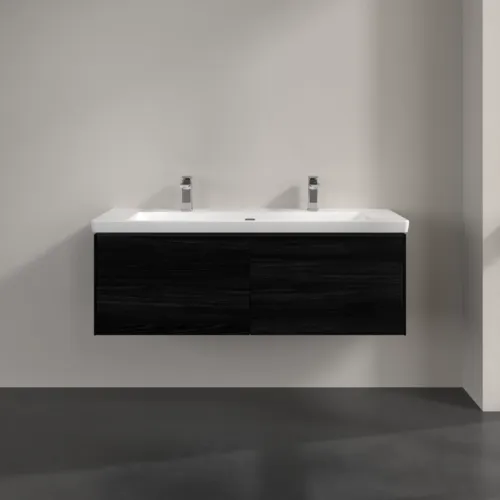 VILLEROY BOCH Subway 3.0 Vanity unit, 2 výsuvy, 1272 x 429 x 478 mm, černý dub #C60101AB, obrázek 3