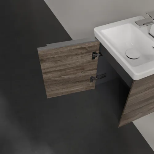 VILLEROY BOCH Subway 3.0 Vanity unit, 1 dvířka, 351 x 429 x 309 mm, Kamenný dub #C58300RK, obrázek 6