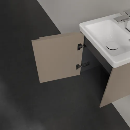 VILLEROY BOCH Subway 3.0 Vanity unit, 1 dveře, 351 x 429 x 309 mm, taupe #C58302VM, obrázek 6