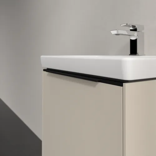 VILLEROY BOCH Subway 3.0 Vanity unit, s osvětlením, 1 zásuvka, 473 x 429 x 408 mm, Cashmere Grey #C580L1VN, obrázek 6