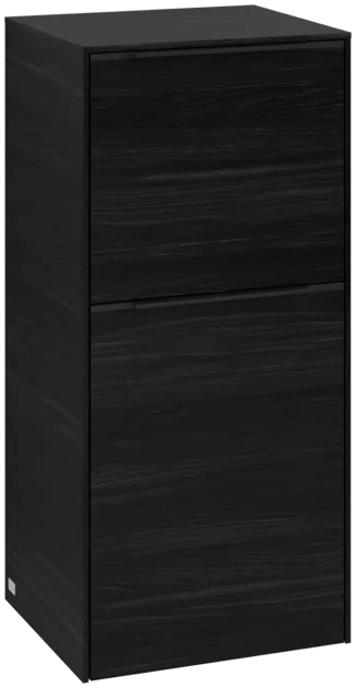 VILLEROY BOCH Boční skříňka Subway 3.0, 1 zásuvka, 1 dvířka, 400 x 860 x 362 mm, černý dub #C59501AB