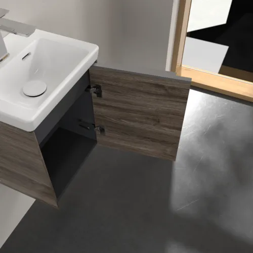 VILLEROY BOCH Subway 3.0 Vanity unit, 1 dvířka, 351 x 429 x 309 mm, Kamenný dub #C58400RK, obrázek 6