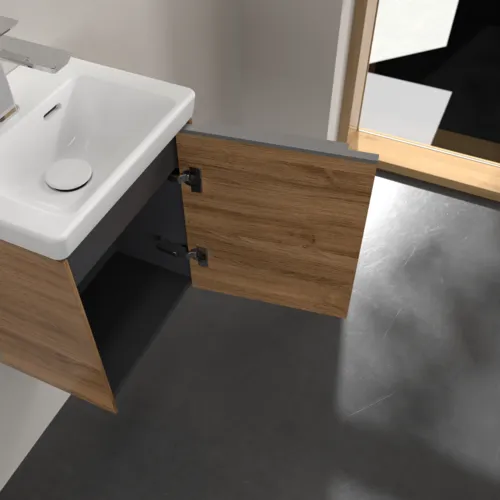 VILLEROY BOCH Subway 3.0 Vanity unit, 1 dveře, 351 x 429 x 309 mm, dub Kansas #C58400RH, obrázek 6