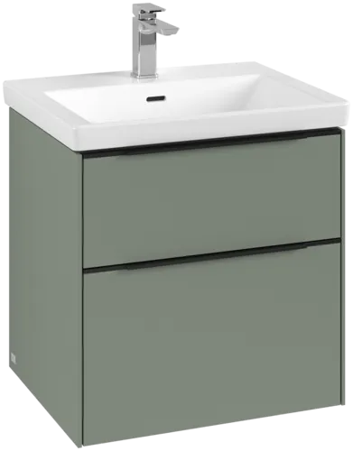 VILLEROY BOCH Subway 3.0 Vanity unit, 2 výsuvy, 572 x 576 x 478 mm, Soft Green #C57801AF