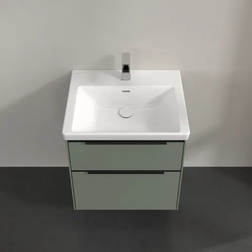 VILLEROY BOCH Subway 3.0 Vanity unit, 2 výsuvy, 572 x 576 x 478 mm, Soft Green #C57801AF, obrázek 4