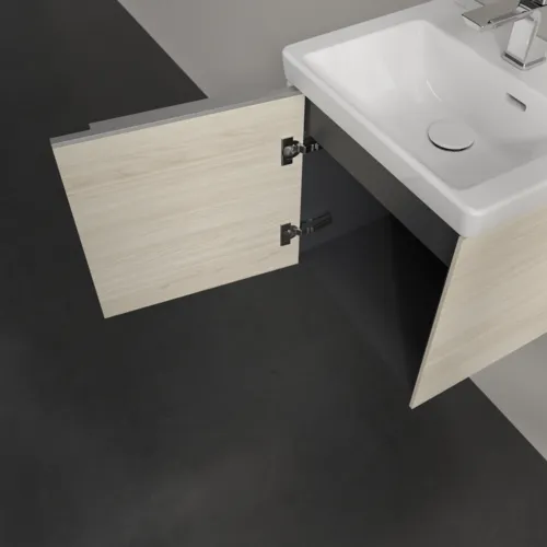 VILLEROY BOCH Subway 3.0 Vanity unit, 1 dveře, 423 x 429 x 378 mm, bílý dub #C58100AA, obrázek 6