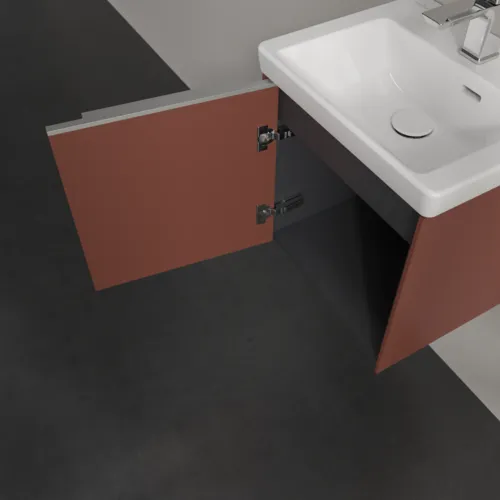 VILLEROY BOCH Subway 3.0 Vanity unit, 1 dveře, 423 x 429 x 378 mm, Vínově červená #C58100AH, obrázek 6