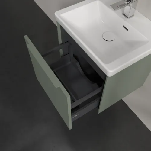 VILLEROY BOCH Subway 3.0 Vanity unit, 1 zásuvka, 473 x 429 x 408 mm, Soft Green #C58002AF, obrázek 6