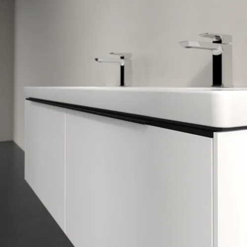 VILLEROY BOCH Subway 3.0 Vanity unit, s osvětlením, 2 výsuvy, 1272 x 429 x 478 mm, Brilliant White #C601L1VE, obrázek 6