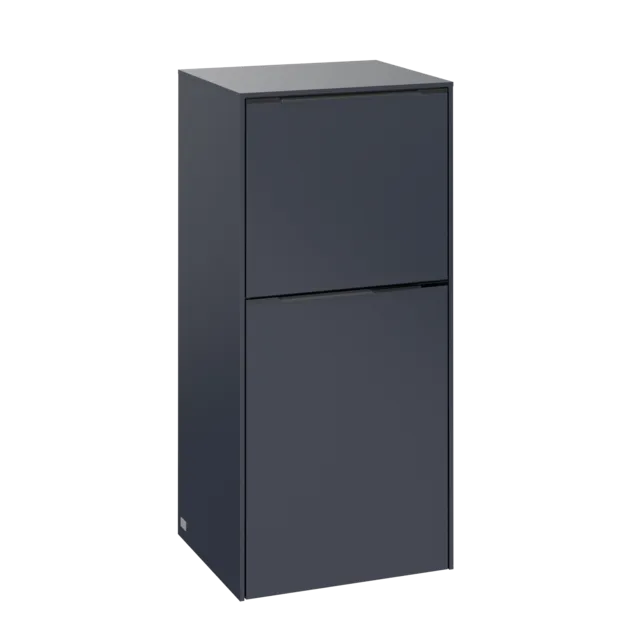 VILLEROY BOCH Subway 3.0 Boční skříňka, 1 zásuvka, 1 dvířka, 400 x 860 x 362 mm, Marine Blue / Marine Blue #C59402VQ