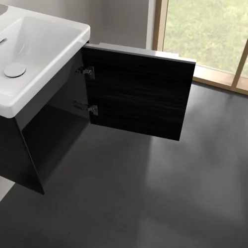 VILLEROY BOCH Subway 3.0 Vanity unit, 1 dveře, 423 x 429 x 378 mm, černý dub #C58200AB, obrázek 6