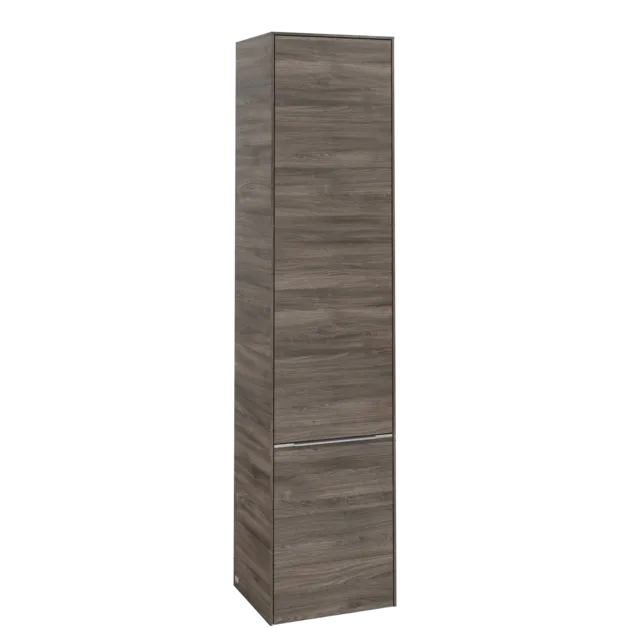 VILLEROY BOCH Subway 3.0 Vysoká skříň, 2 dveře, 400 x 1710 x 362 mm, Kamenný dub / Kamenný dub #C58600RK
