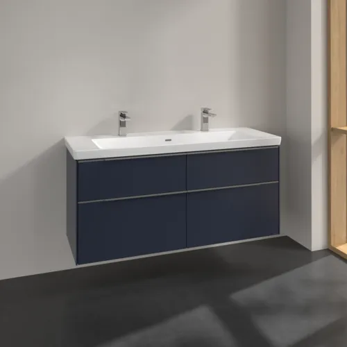 VILLEROY BOCH Subway 3.0 Vanity unit, 4 výsuvy, 1272 x 576 x 478 mm, Marine Blue #C60200VQ, obrázek 2