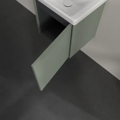 VILLEROY BOCH Subway 3.0 Vanity unit, 1 dveře, 423 x 429 x 378 mm, Soft Green #C58202AF, obrázek 6