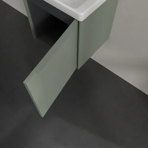 VILLEROY BOCH Subway 3.0 Vanity unit, 1 dveře, 423 x 429 x 378 mm, Soft Green #C58202AF, obrázek 7