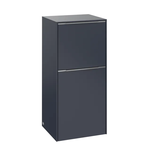 VILLEROY BOCH Subway 3.0 Boční skříňka, 1 zásuvka, 1 dvířka, 400 x 860 x 362 mm, Marine Blue / Marine Blue #C59400VQ