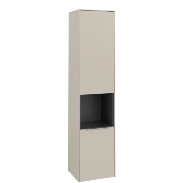 VILLEROY BOCH Subway 3.0 Vysoká skříň, 2 dveře, 400 x 1710 x 362 mm, Cashmere Grey / Cashmere Grey #C58800VN