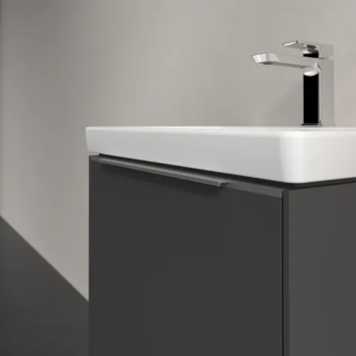 VILLEROY BOCH Subway 3.0 Vanity unit, s osvětlením, 1 zásuvka, 523 x 429 x 448 mm, grafitová barva #C579L0VR, obrázek 6